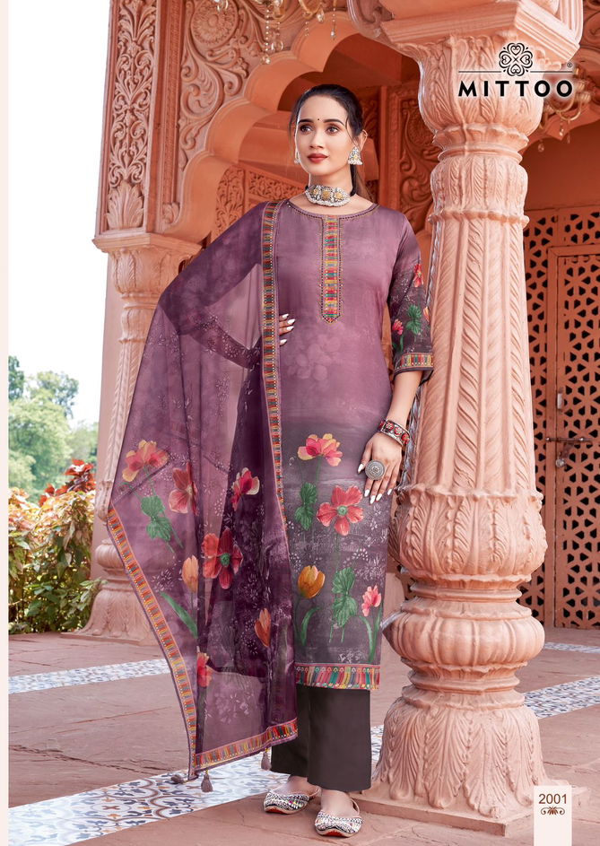 Nihaar By Mittoo Designer Printed Kurti With Bottom Dupatta Wholesale Shop In Surat
